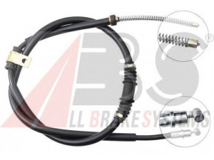 A.B.S. K16818 trosas, stovėjimo stabdys 
 Stabdžių sistema -> Valdymo svirtys/trosai
MR 129920