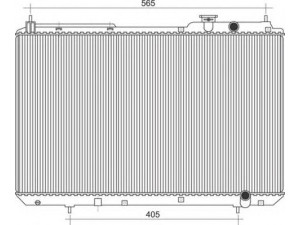 MAGNETI MARELLI 350213109900 radiatorius, variklio aušinimas 
 Aušinimo sistema -> Radiatorius/alyvos aušintuvas -> Radiatorius/dalys
19010-P3F-014