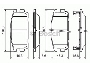 BOSCH 0 986 494 137 stabdžių trinkelių rinkinys, diskinis stabdys 
 Techninės priežiūros dalys -> Papildomas remontas
58302 H1A00, 58302 H1A10