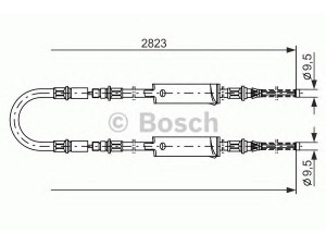 BOSCH 1 987 477 369 trosas, stovėjimo stabdys 
 Stabdžių sistema -> Valdymo svirtys/trosai
6658706, 92VB 2853 AD, 92VR 2853 AD