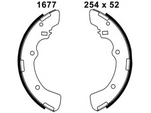 BSF 01677 stabdžių trinkelių komplektas 
 Techninės priežiūros dalys -> Papildomas remontas
MB500822, MB587658, MB895258, MR178824