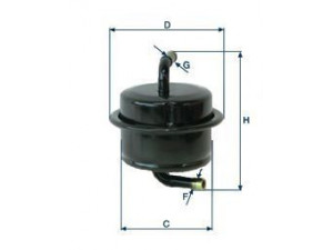 UNIFLUX FILTERS XB81 kuro filtras 
 Techninės priežiūros dalys -> Papildomas remontas
15401-80E00, 15401-80E00-000, 15410-60B00