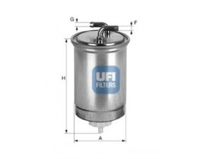 UFI 24.365.00 kuro filtras 
 Degalų tiekimo sistema -> Kuro filtras/korpusas
1655556, 5024861, 6176076, 89FB-9155-AA