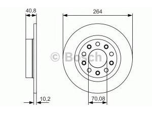 BOSCH 0 986 479 C41 stabdžių diskas 
 Dviratė transporto priemonės -> Stabdžių sistema -> Stabdžių diskai / priedai
51806283, 51815313, 569418