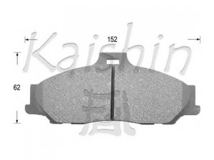 KAISHIN FK3119 stabdžių trinkelių rinkinys, diskinis stabdys 
 Techninės priežiūros dalys -> Papildomas remontas
UHY3323ZA, UHY3323ZB, UJY63323Z
