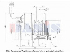 AKS DASIS 851144N magnetinė sankaba, oro kondicionieriaus kompresorius