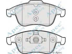 APEC braking PAD1898 stabdžių trinkelių rinkinys, diskinis stabdys 
 Techninės priežiūros dalys -> Papildomas remontas
410600032R, 410600629R, 410602933R