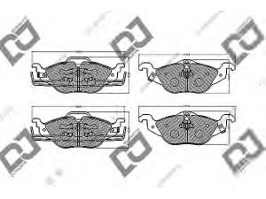 DJ PARTS BP1277 stabdžių trinkelių rinkinys, diskinis stabdys 
 Techninės priežiūros dalys -> Papildomas remontas
1605000, 1605034, 1605070, 1605091