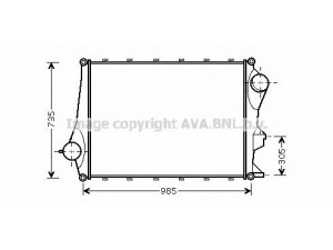 AVA QUALITY COOLING VL4043 tarpinis suslėgto oro aušintuvas, kompresorius 
 Variklis -> Oro tiekimas -> Įkrovos agregatas (turbo/superįkrova) -> Tarpinis suslėgto oro aušintuvas
20566842, 20758816, 3183747, 85000484