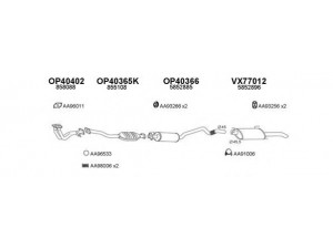 VENEPORTE 400482 išmetimo sistema 
 Išmetimo sistema -> Išmetimo sistema, visa
