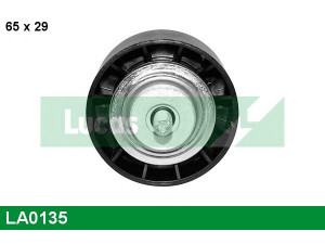 LUCAS ENGINE DRIVE LA0135 kreipiantysis skriemulys, V formos rumbuotas diržas 
 Diržinė pavara -> V formos rumbuotas diržas/komplektas -> Laisvasis/kreipiamasis skriemulys