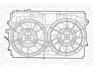 MAGNETI MARELLI 069422445010 ventiliatorius, radiatoriaus 
 Aušinimo sistema -> Oro aušinimas
16363-23030