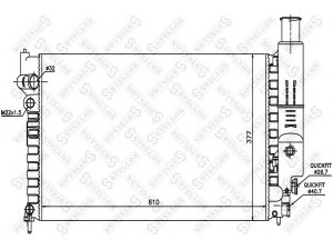 STELLOX 10-26125-SX radiatorius, variklio aušinimas 
 Aušinimo sistema -> Radiatorius/alyvos aušintuvas -> Radiatorius/dalys
1301.G1, 1301F8