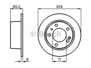 BOSCH 0 986 478 141 stabdžių diskas 
 Dviratė transporto priemonės -> Stabdžių sistema -> Stabdžių diskai / priedai
4246 T3, 95 030 547, 95 661 814