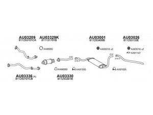 VENEPORTE 030166 išmetimo sistema 
 Išmetimo sistema -> Išmetimo sistema, visa