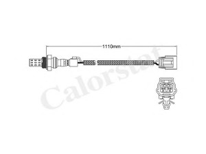 CALORSTAT by Vernet LS120025 lambda jutiklis 
 Variklis -> Variklio elektra
G607-18-861, G607-18-861A, G607-18-861A9U