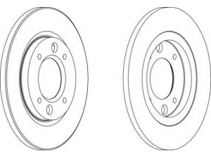 FERODO DDF030 stabdžių diskas 
 Dviratė transporto priemonės -> Stabdžių sistema -> Stabdžių diskai / priedai
424661, 4246H1, 424661, 4246H1