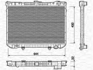 MAGNETI MARELLI 350213751000 radiatorius, variklio aušinimas 
 Aušinimo sistema -> Radiatorius/alyvos aušintuvas -> Radiatorius/dalys
21400-15G00, 2140015G00