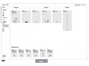 DINEX 147021010 išmetimo sistema 
 Išmetimo sistema -> Išmetimo sistema, visa