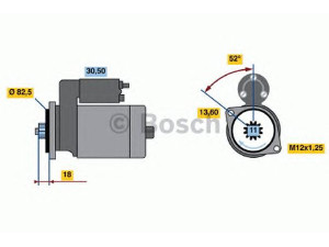 BOSCH 0 986 015 331 starteris 
 Elektros įranga -> Starterio sistema -> Starteris
28100 54070, 28100 54100, 28100 54170