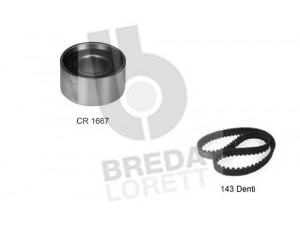 BREDA  LORETT KCD0257 paskirstymo diržo komplektas 
 Techninės priežiūros dalys -> Papildomas remontas