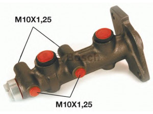 BOSCH 0 986 480 862 pagrindinis cilindras, stabdžiai 
 Stabdžių sistema -> Pagrindinis stabdžių cilindras
2108 3505010