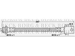 BORG & BECK BBH7510 stabdžių žarnelė 
 Stabdžių sistema -> Stabdžių žarnelės
4621020J00, 46210VB311