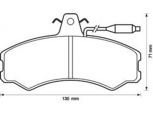 STOP 571304S stabdžių trinkelių rinkinys, diskinis stabdys 
 Techninės priežiūros dalys -> Papildomas remontas
9938205, 993825, 09938205, 95624970