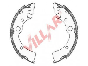 VILLAR 629.0673 stabdžių trinkelių komplektas 
 Techninės priežiūros dalys -> Papildomas remontas
43153SA2601, 43153SB2003, 43153SB2601