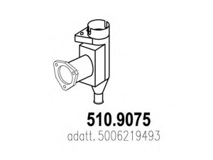 ASSO 510.9075 išleidimo kolektorius
5006219493