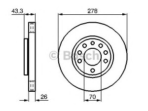 BOSCH 0 986 479 262 stabdžių diskas 
 Stabdžių sistema -> Diskinis stabdys -> Stabdžių diskas
5 56 902 6, 93188919, 93188919