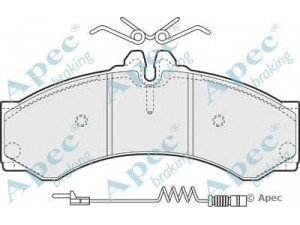 APEC braking PAD928 stabdžių trinkelių rinkinys, diskinis stabdys 
 Techninės priežiūros dalys -> Papildomas remontas
0024204220, 9024210110