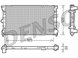 NPS DRM32031 radiatorius, variklio aušinimas 
 Aušinimo sistema -> Radiatorius/alyvos aušintuvas -> Radiatorius/dalys
867121253G, SE029117000A