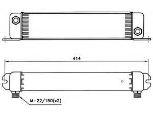 NRF 31105 alyvos aušintuvas, variklio alyva
H514860150010