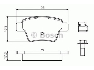 BOSCH 0 986 494 605 stabdžių trinkelių rinkinys, diskinis stabdys 
 Techninės priežiūros dalys -> Papildomas remontas
4253 25, 4253 98, 4254 19, 4254 76