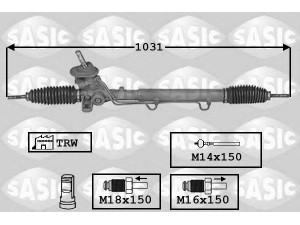 SASIC 7006151 vairo pavara 
 Vairavimas -> Vairo pavara/siurblys
1092384, 7M1422061D, 7M1422061DX