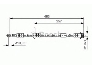 BOSCH 1 987 481 400 stabdžių žarnelė 
 Stabdžių sistema -> Stabdžių žarnelės
51540-M68K00