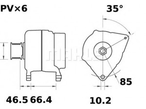 MAHLE ORIGINAL MG 325 kintamosios srovės generatorius 
 Elektros įranga -> Kint. sr. generatorius/dalys -> Kintamosios srovės generatorius
77 00 414 371, 77 00 416 985, 77 00 424 595
