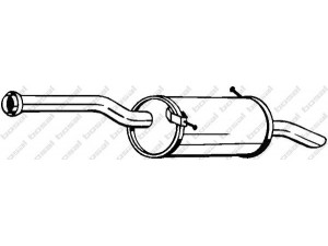 BOSAL 135-101 galinis duslintuvas 
 Išmetimo sistema -> Duslintuvas
1730.Y0, 1730.Y0