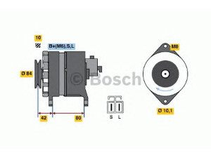 BOSCH 9 120 334 632 kintamosios srovės generatorius 
 Elektros įranga -> Kint. sr. generatorius/dalys -> Kintamosios srovės generatorius
23100 0F000