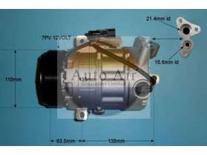 AUTO AIR GLOUCESTER 14-9734P kompresorius, oro kondicionierius 
 Oro kondicionavimas -> Kompresorius/dalys
8200561276, 8200890987