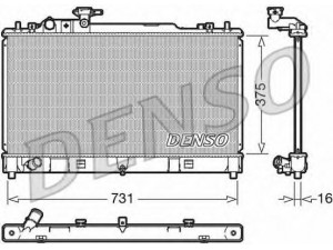 DENSO DRM44036 radiatorius, variklio aušinimas 
 Aušinimo sistema -> Radiatorius/alyvos aušintuvas -> Radiatorius/dalys
LFCT15200
