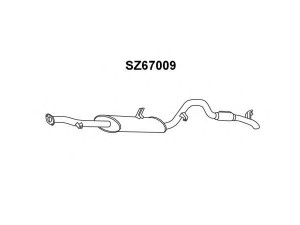 VENEPORTE SZ67009 galinis duslintuvas 
 Išmetimo sistema -> Duslintuvas
1430060A41, 1430060A4V, 1430085C00