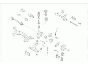 ZF Parts VW-POLO-FZ003 vairavimo mechanizmas; rato pakaba 
 Ašies montavimas/vairavimo mechanizmas/ratai -> Prekių paieška pagal schemą