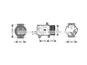 AVA QUALITY COOLING RTAK069 kompresorius, oro kondicionierius 
 Oro kondicionavimas -> Kompresorius/dalys
2763000Q0J, 2763000Q1B, 2763000Q1D