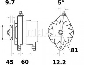 MAHLE ORIGINAL MG 280 kintamosios srovės generatorius
2105 3701 010, 2108 3701 010, 224 370 701