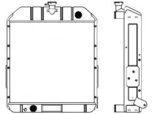 SAKURA  Automotive 1321-0406 radiatorius, variklio aušinimas