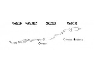 VENEPORTE 470008 išmetimo sistema 
 Išmetimo sistema -> Išmetimo sistema, visa