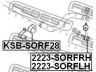 FEBEST 2223-SORFRH šarnyro stabilizatorius
54811-3E160