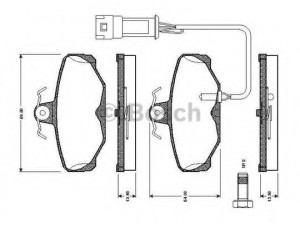 BOSCH 0 986 TB2 105 stabdžių trinkelių rinkinys, diskinis stabdys 
 Techninės priežiūros dalys -> Papildomas remontas
1654837, 1666716, 6141149, 6155610